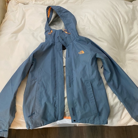 The North Face Blue Utility Jacket with Orange Accents - Picture 2 of 4
